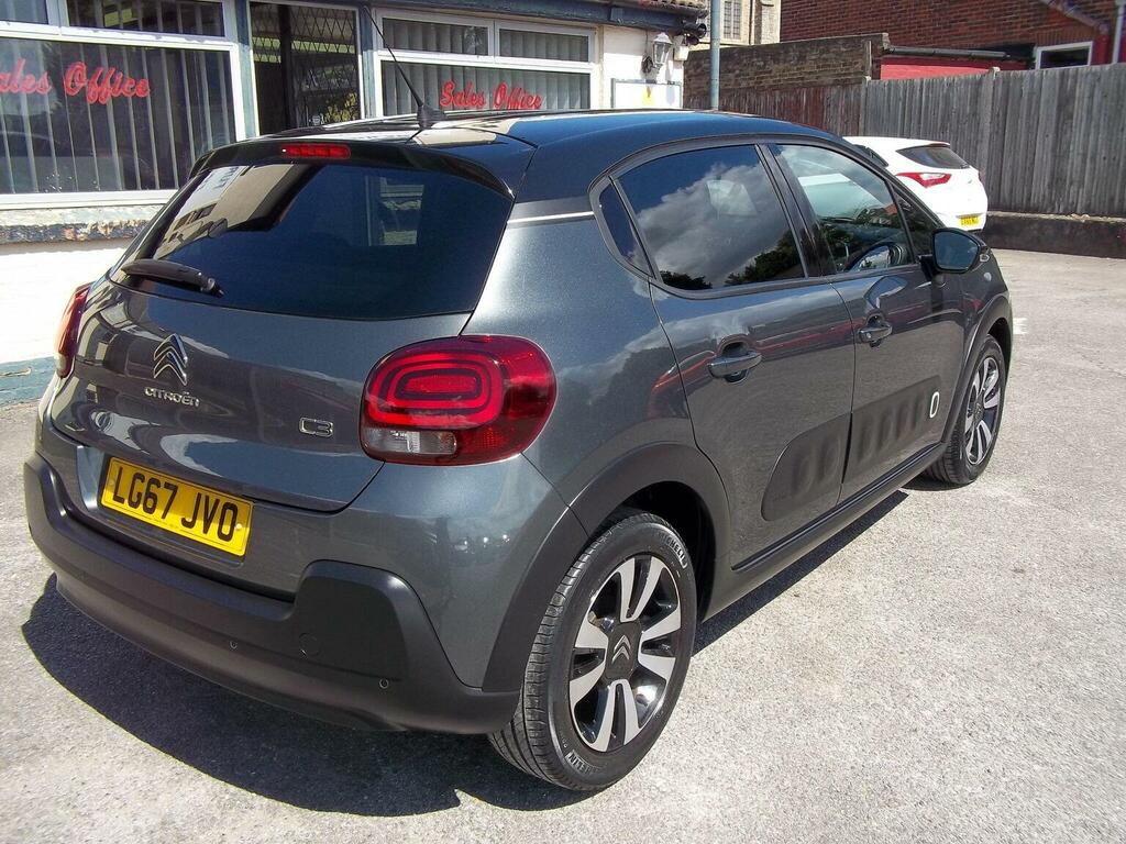 Citroen C3 1.2 Puretech Flair Euro 6 201767 LG67JVO Grey #4