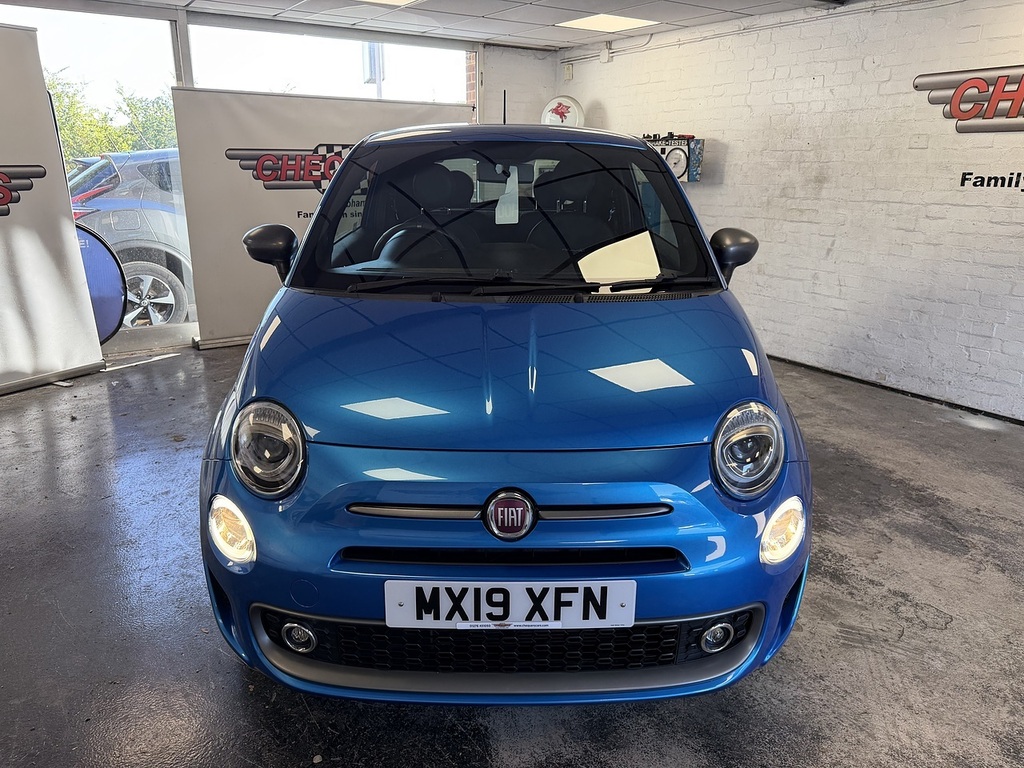 Fiat 500 S Blue #3