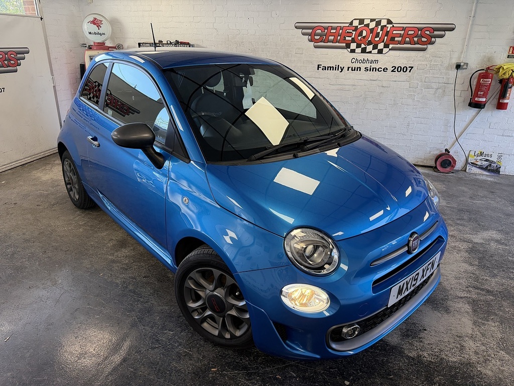 Fiat 500 S Blue #2