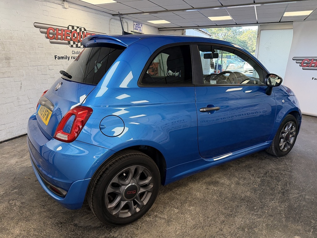 Fiat 500 S Blue #6
