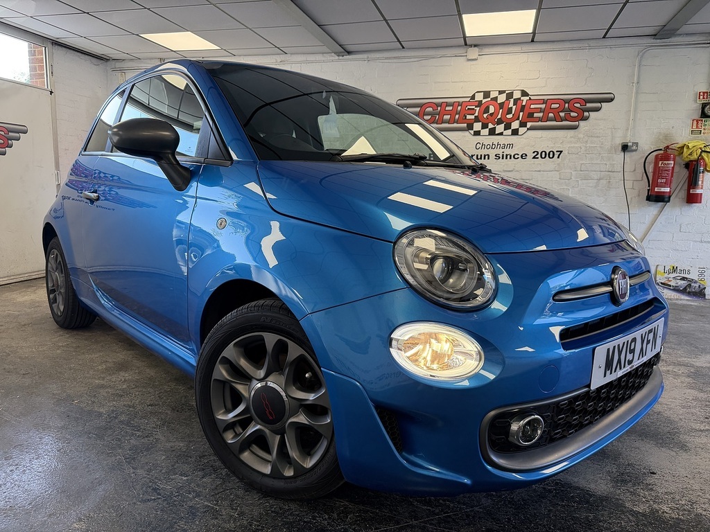 Fiat 500 S Blue