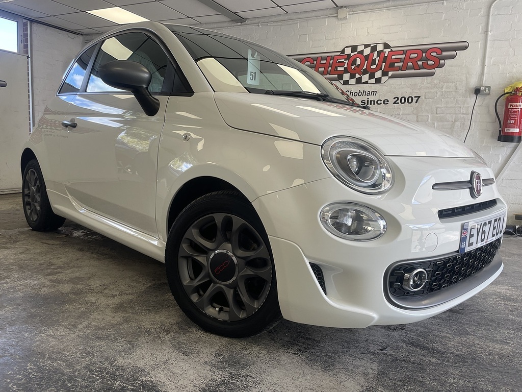 Fiat 500 S White