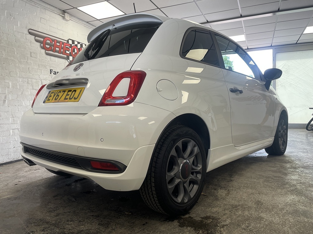 Fiat 500 S White #6