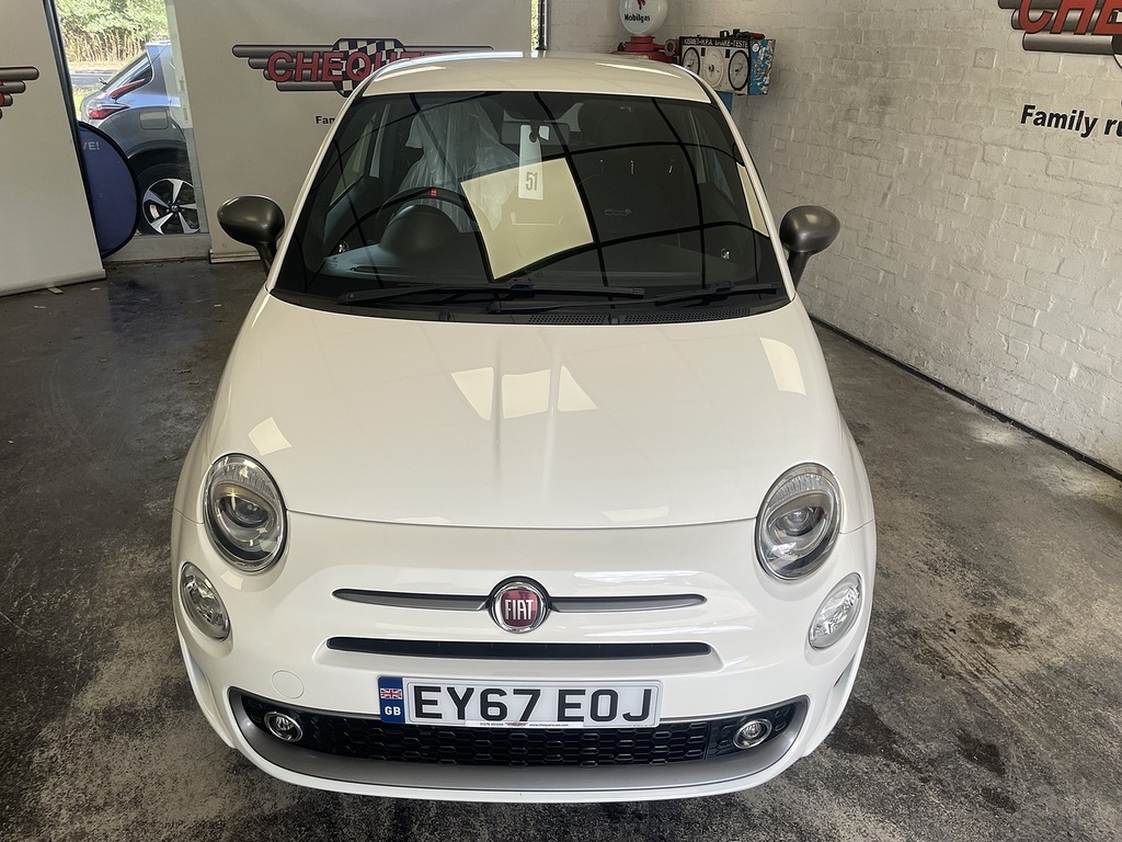 Fiat 500 S White #3