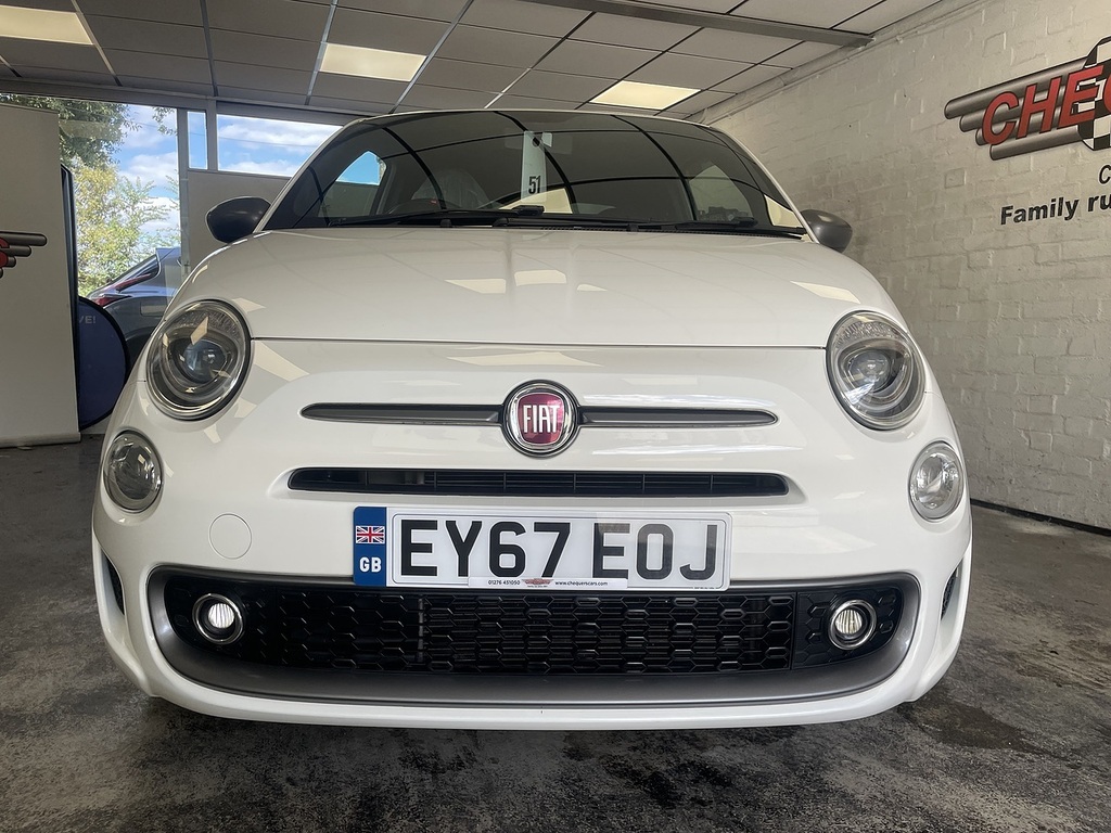 Fiat 500 S White #2