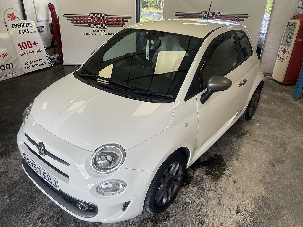 Fiat 500 S White #4