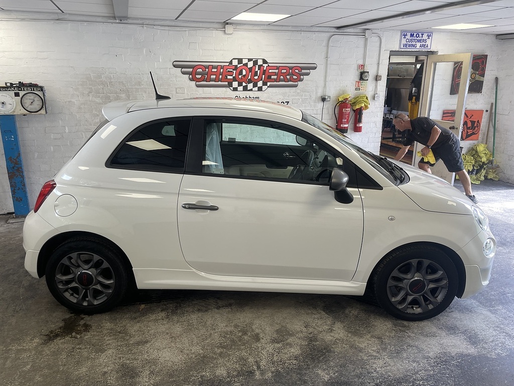 Fiat 500 S White #5