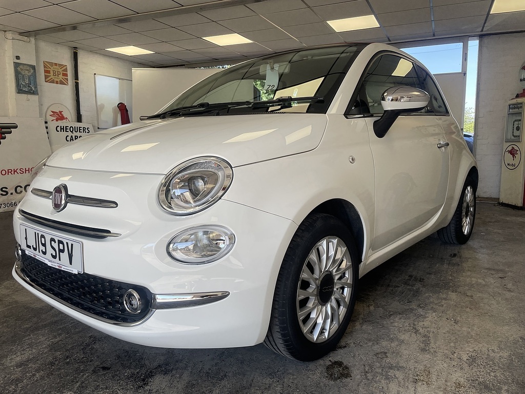 Fiat 500C Lounge White #6