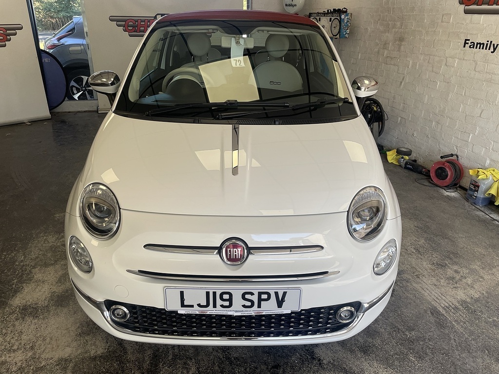 Fiat 500C Lounge White #4