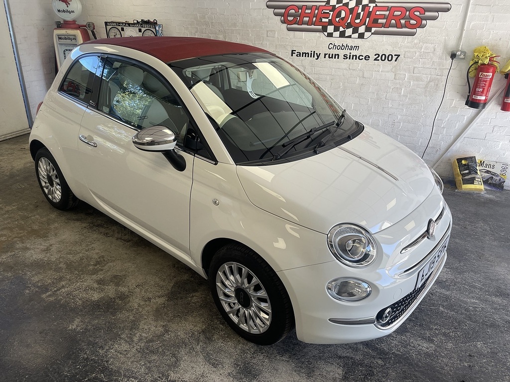 Fiat 500C Lounge White #2