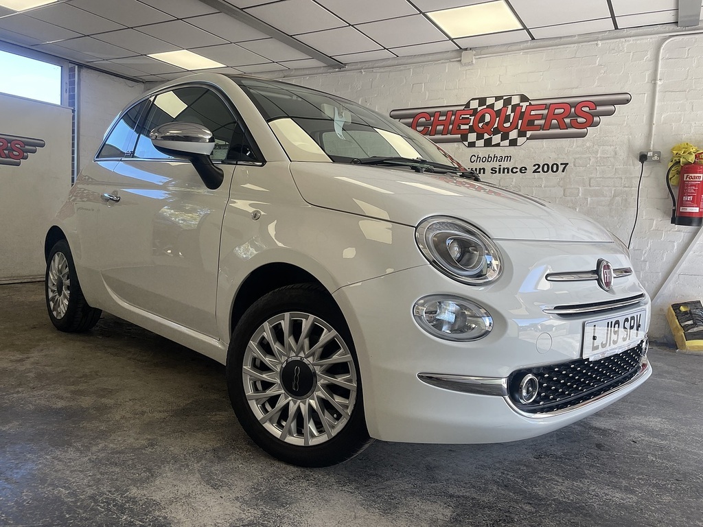 Fiat 500C Lounge White