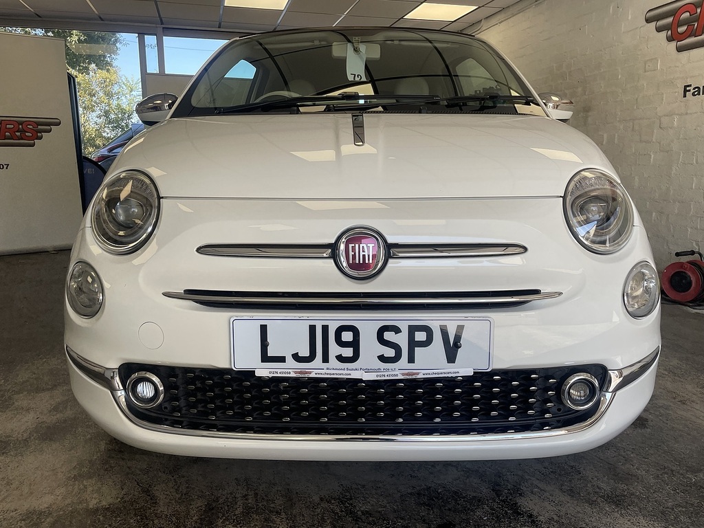 Fiat 500C Lounge White #3