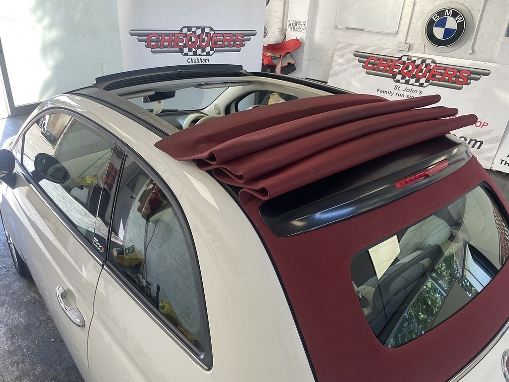 Fiat 500C 1.2 Lounge Convertible Dualogic Euro 6 Pink #13