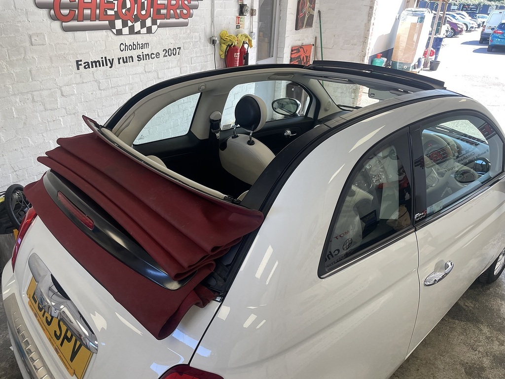 Fiat 500C 1.2 Lounge Convertible Dualogic Euro 6 Pink #14