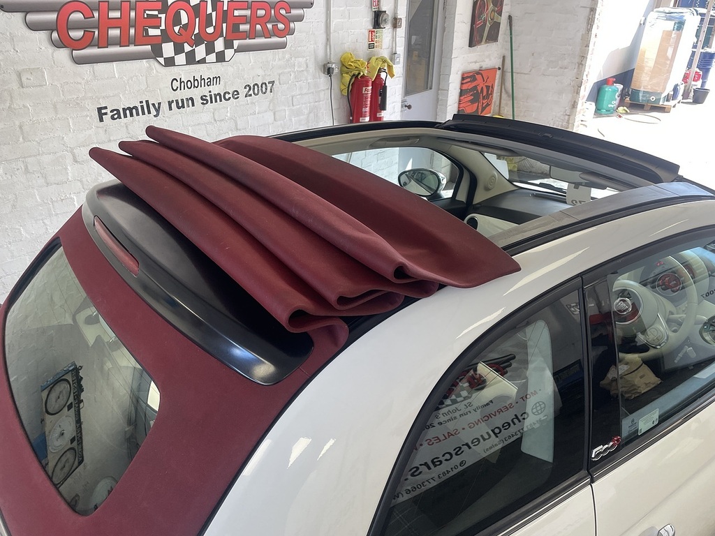 Fiat 500C 1.2 Lounge Convertible Dualogic Euro 6 Pink #12