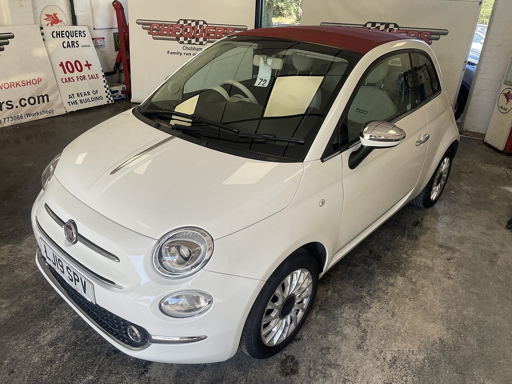 Fiat 500C Lounge White #5