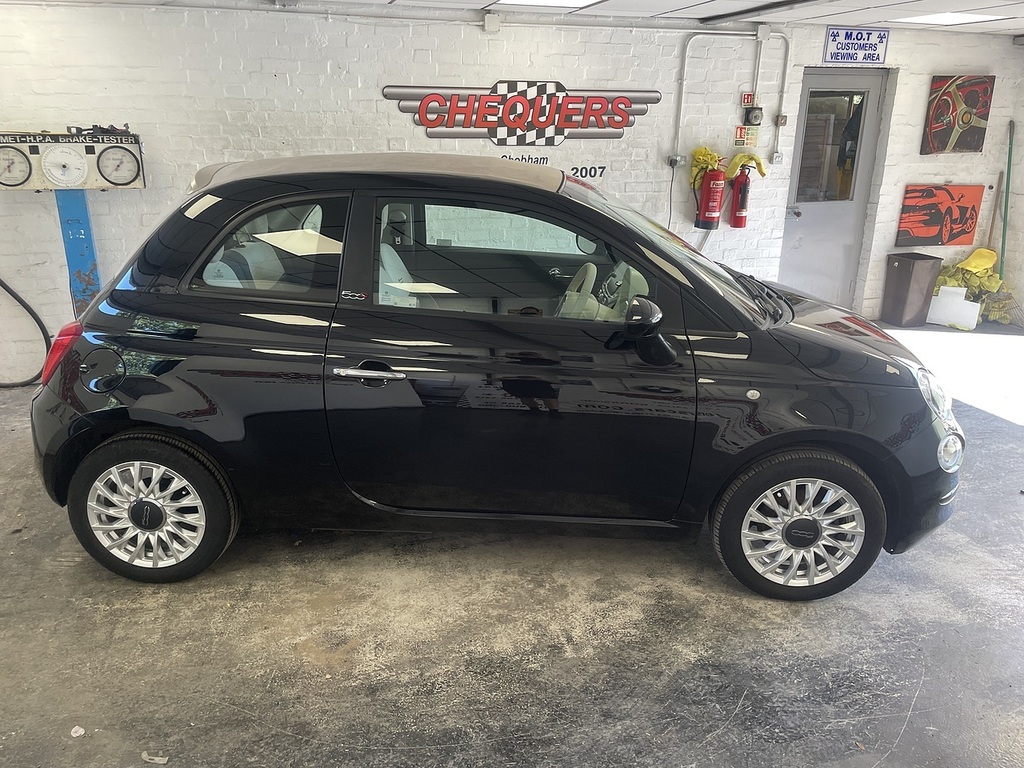 Fiat 500C 500 C Collezione White #7
