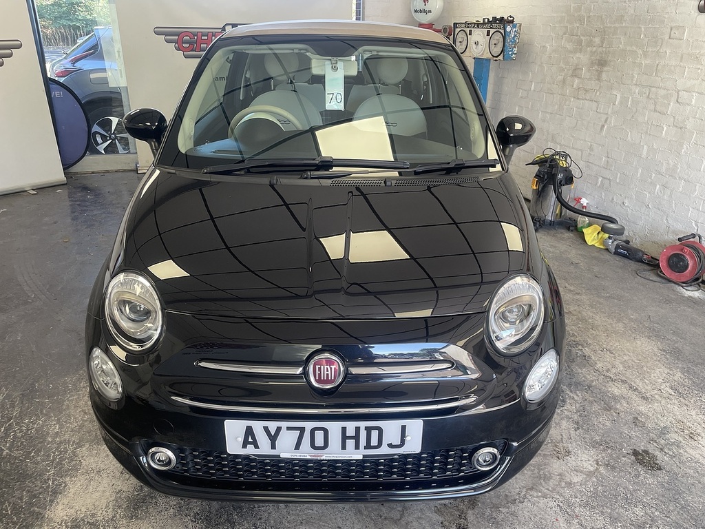 Fiat 500C Lounge Black #4