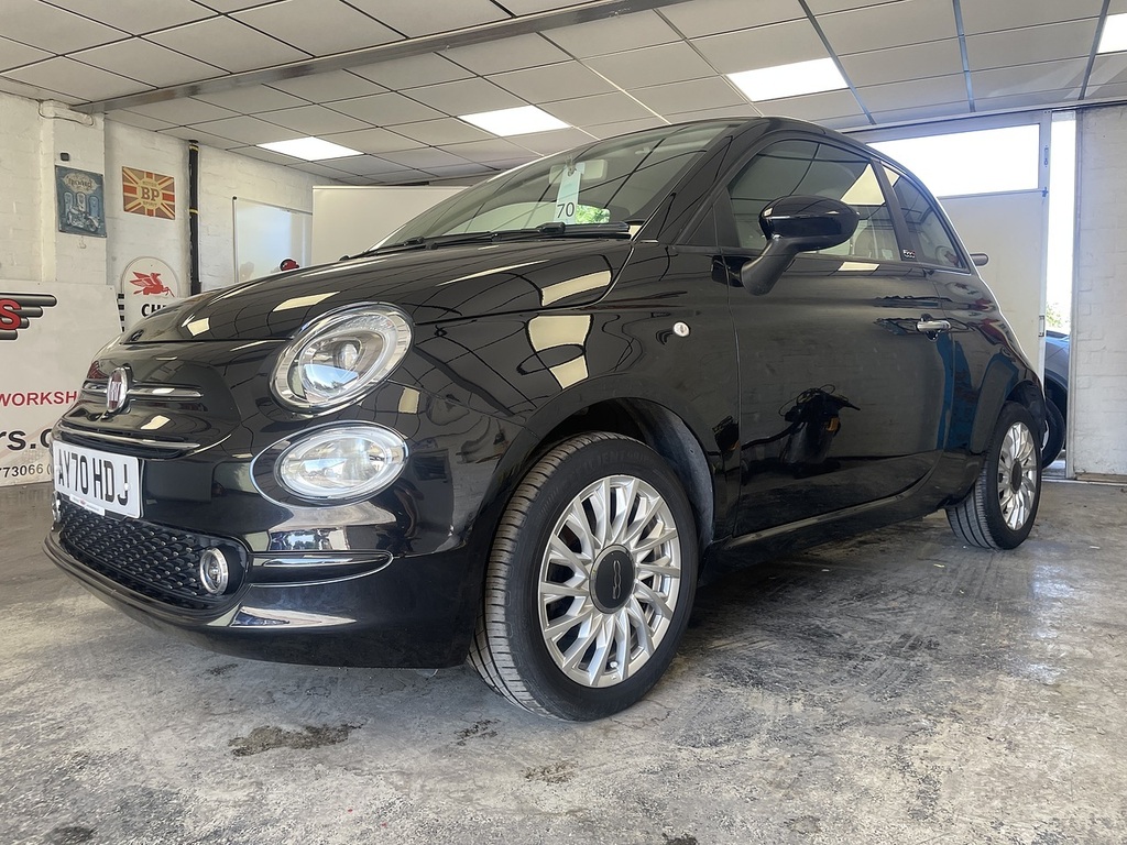 Fiat 500C Lounge Black #6