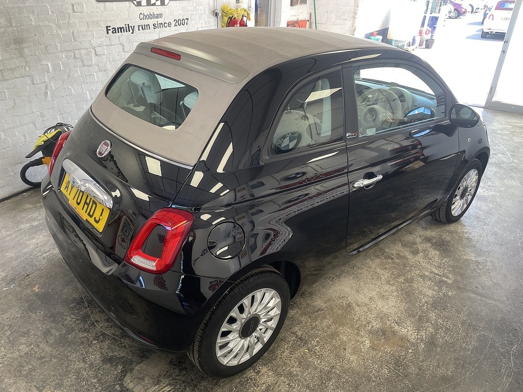 Fiat 500C 500 C Collezione White #8