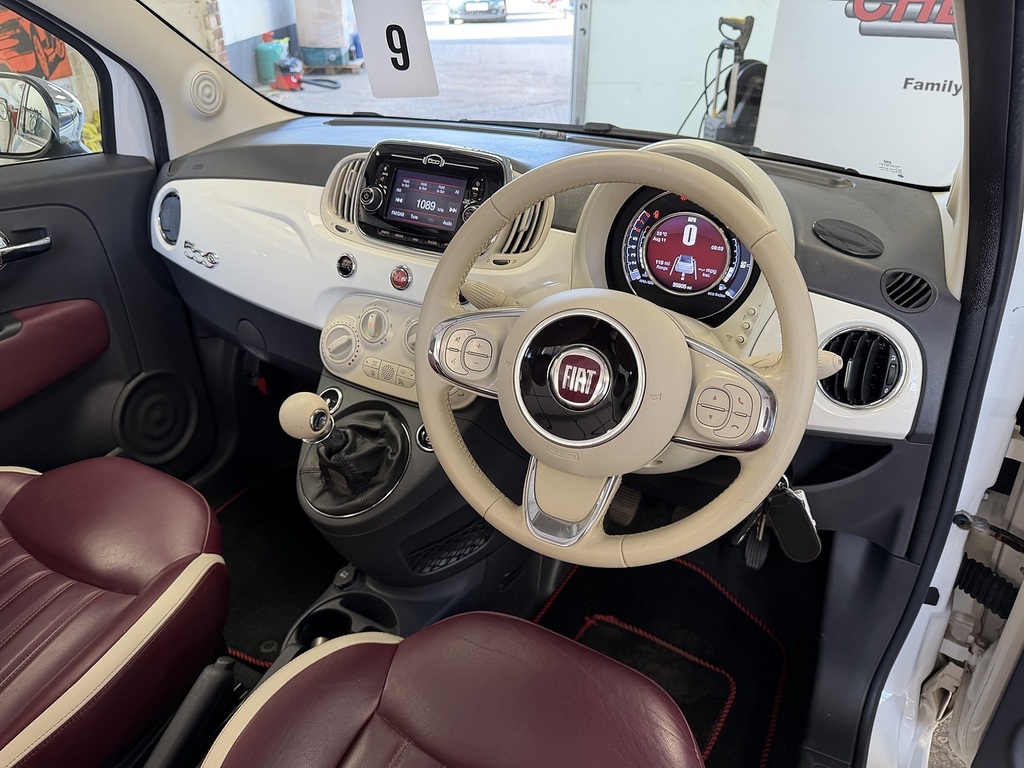Fiat 500C Convertible 1.2 Eco Lounge Euro 6 Ss 2016 Pink #10