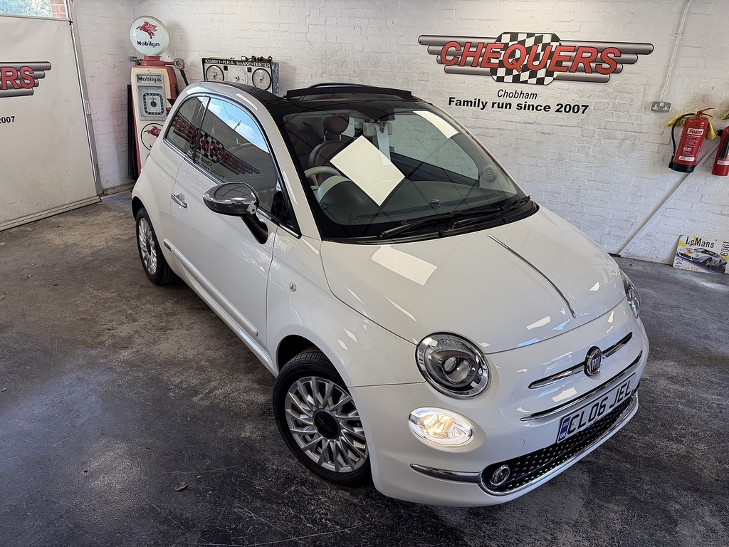 Fiat 500C Twinair Lounge White #3