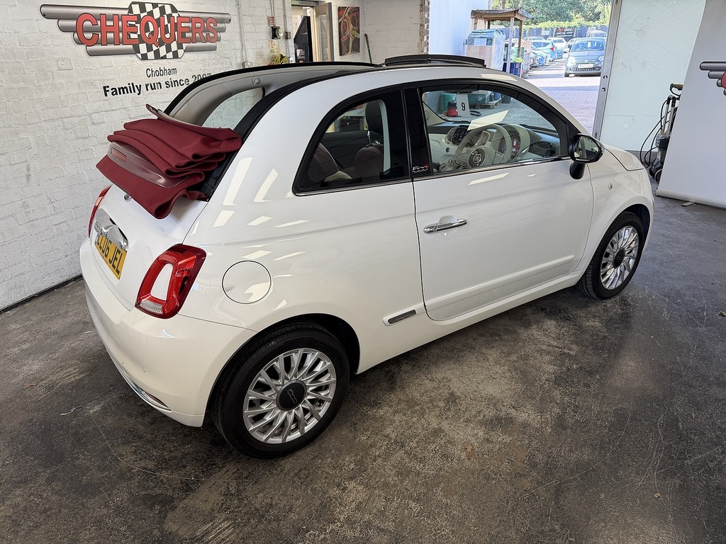 Fiat 500C Convertible 1.2 Eco Lounge Euro 6 Ss 2016 Pink #8