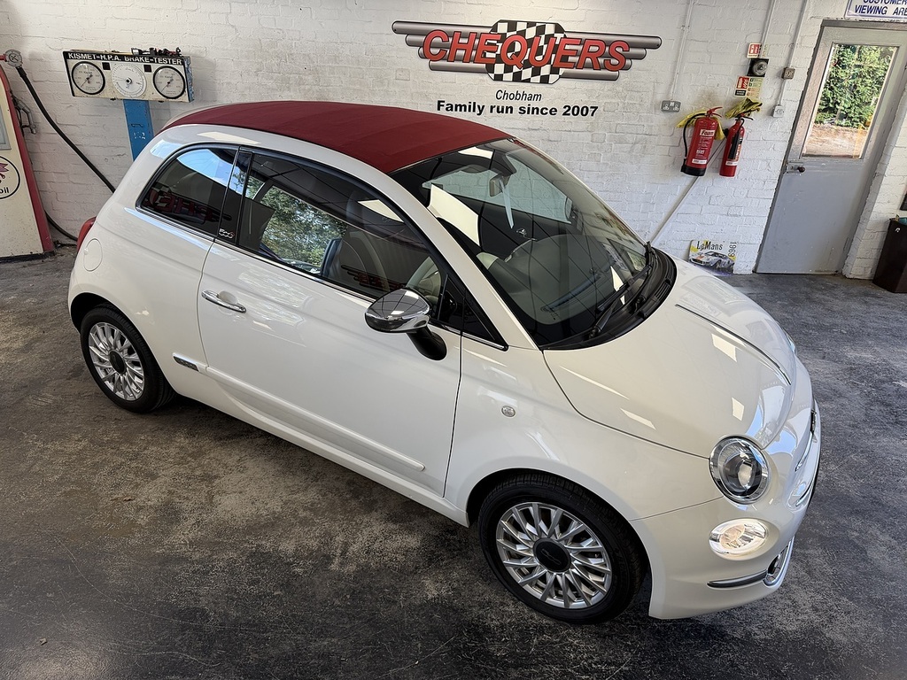 Fiat 500C Twinair Lounge White #2