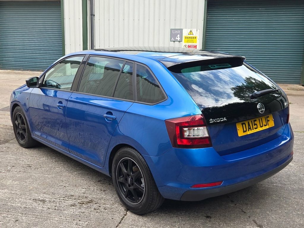 Skoda Rapid Spaceback 1.2L Se Sport DA15UJF Blue #6
