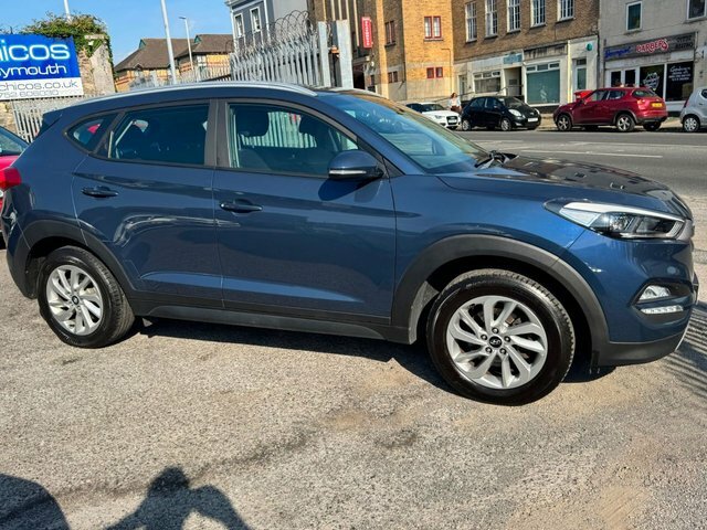 Hyundai Tucson 2018 1.7 Crdi Blue Drive Se Nav Suv Man GL18PXS Blue #2