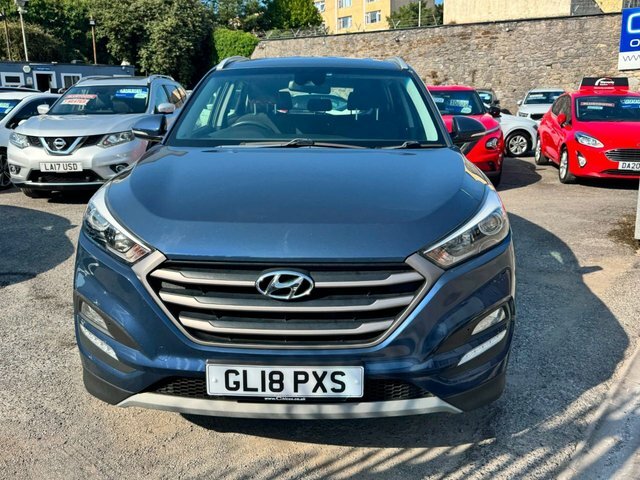 Hyundai Tucson 2018 1.7 Crdi Blue Drive Se Nav Suv Man GL18PXS Blue #4