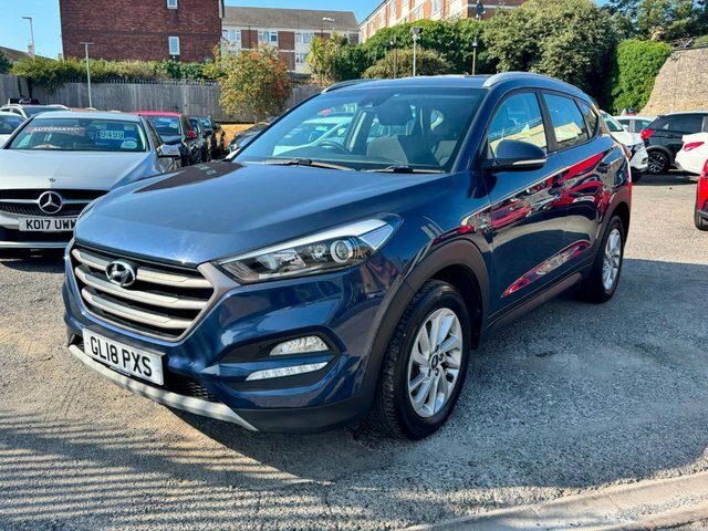 Hyundai Tucson 2018 1.7 Crdi Blue Drive Se Nav Suv Man GL18PXS Blue #3