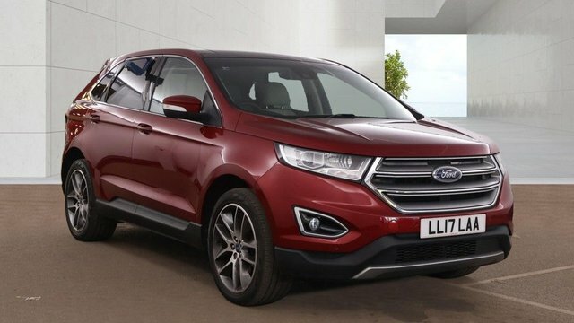 Ford Edge 2017 2.0 Tdci Titanium Suv Powershift A Red