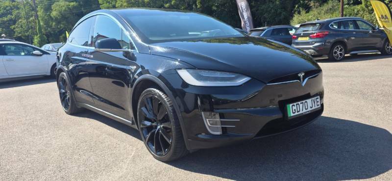 Tesla Model X Long Range Awd - 2021 70 Black #2