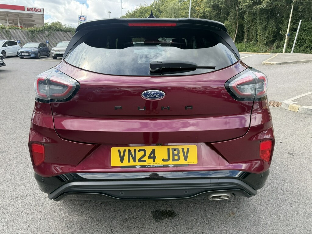Ford Puma 1.0 Ecoboost Hybrid Mhev Vivid Ruby Ed Dct Red #6