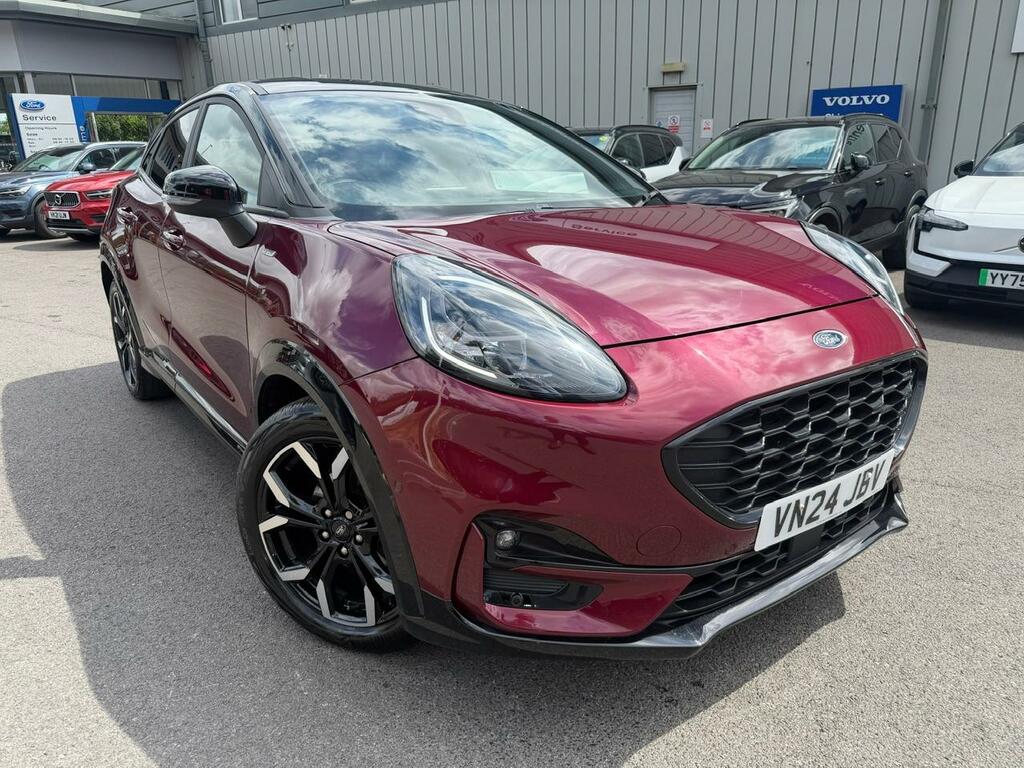Ford Puma 1.0 Ecoboost Hybrid Mhev Vivid Ruby Ed Dct Red