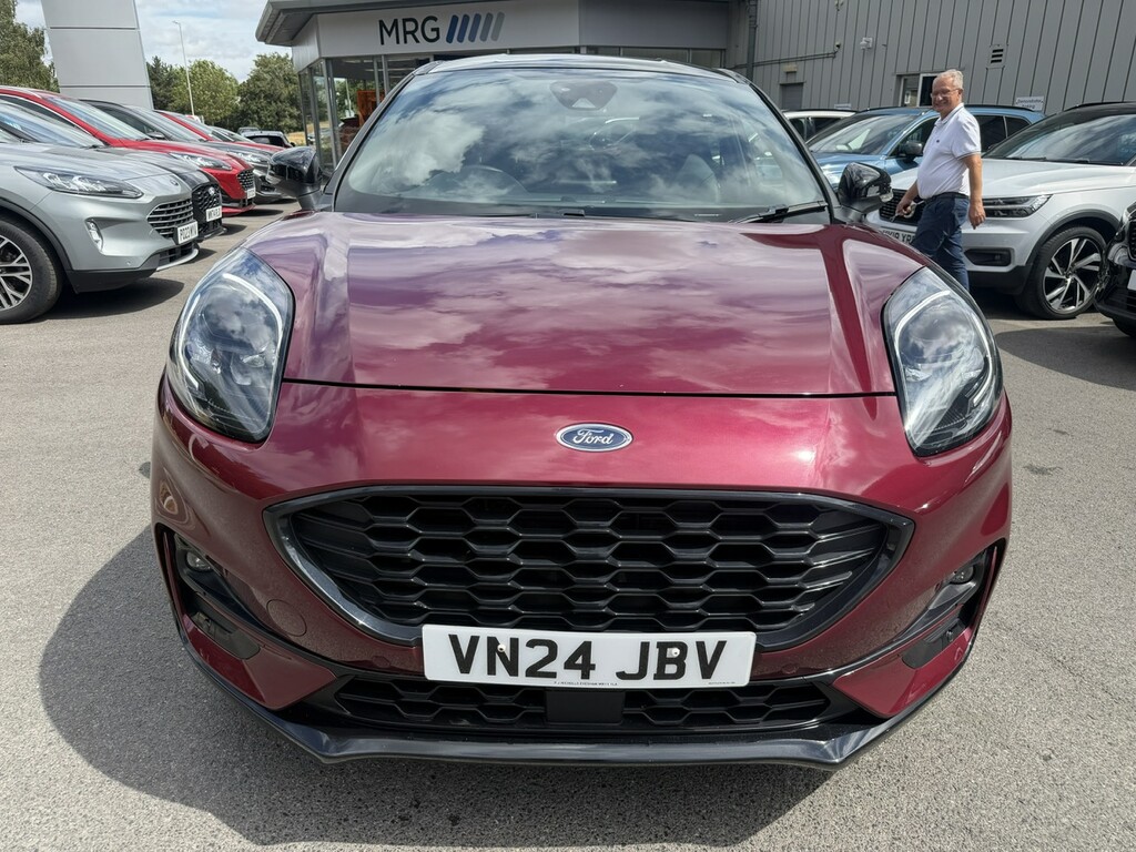 Ford Puma 1.0 Ecoboost Hybrid Mhev Vivid Ruby Ed Dct Red #4