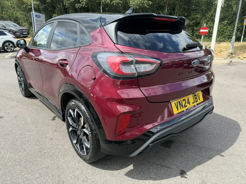 Ford Puma 1.0 Ecoboost Hybrid Mhev Vivid Ruby Ed Dct Red #3