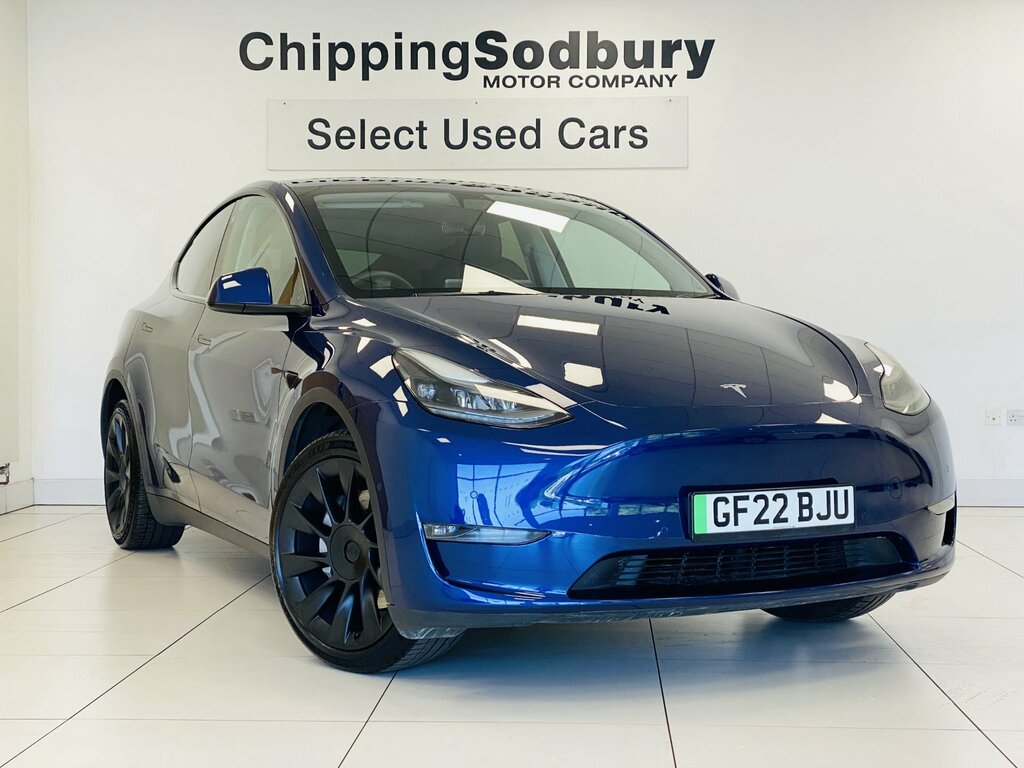 Tesla Model Y Dual Motor Long Range Suv 4Wde Blue
