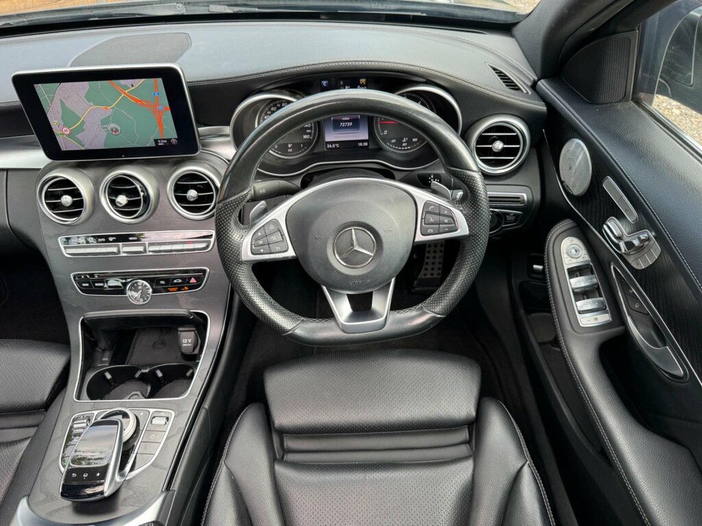 Mercedes-Benz C Class 2016 2.1 C250d Amg Line Premium Plus Estate Blue #17