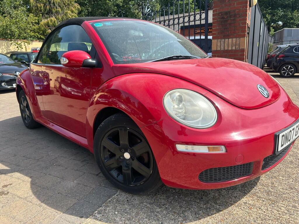Volkswagen Beetle 1.6 Luna Cabriolet Euro 4 Red #3