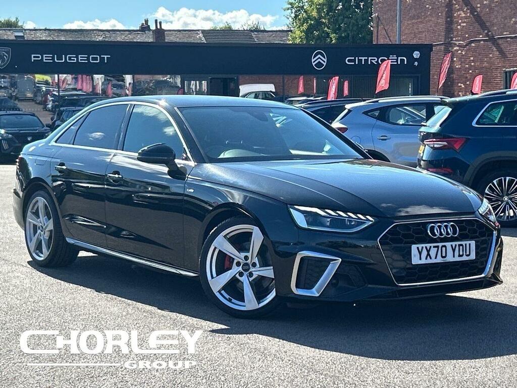 Audi A4 2.0 Tdi 35 S Line Saloon S Tronic Euro YX70YDU Black