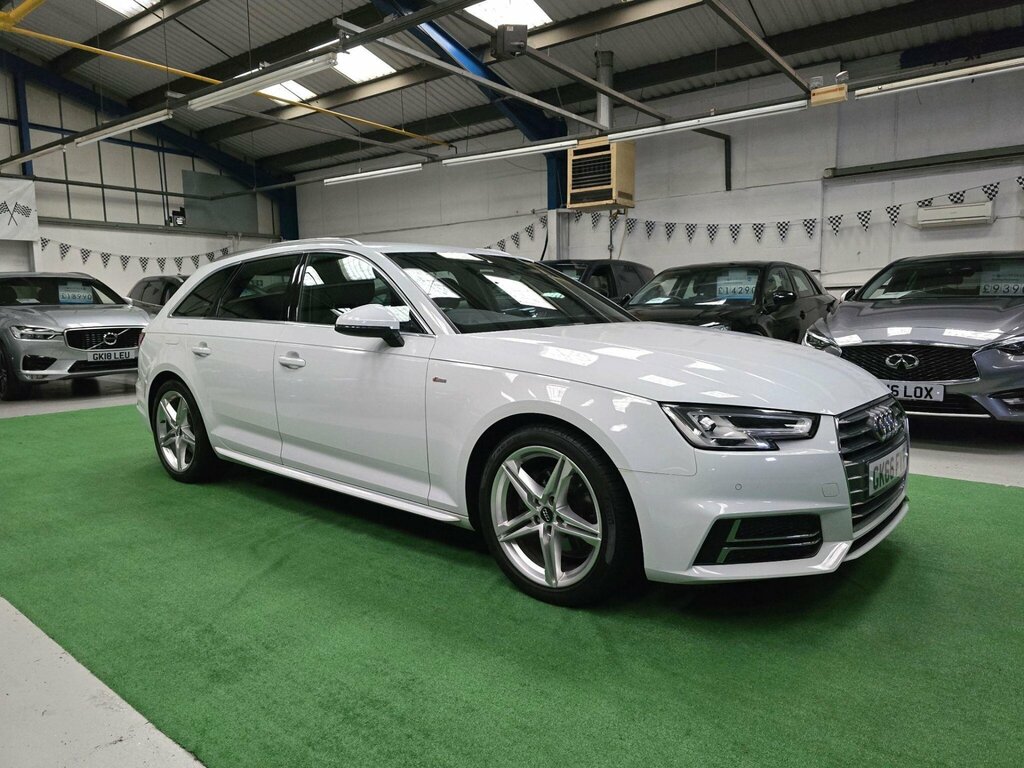 Audi A4 Avant 2.0 Tdi S Line S Tronic Euro 6 Ss White #6