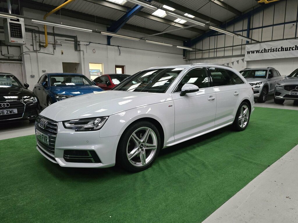 Audi A4 Avant 2.0 Tdi S Line S Tronic Euro 6 Ss White