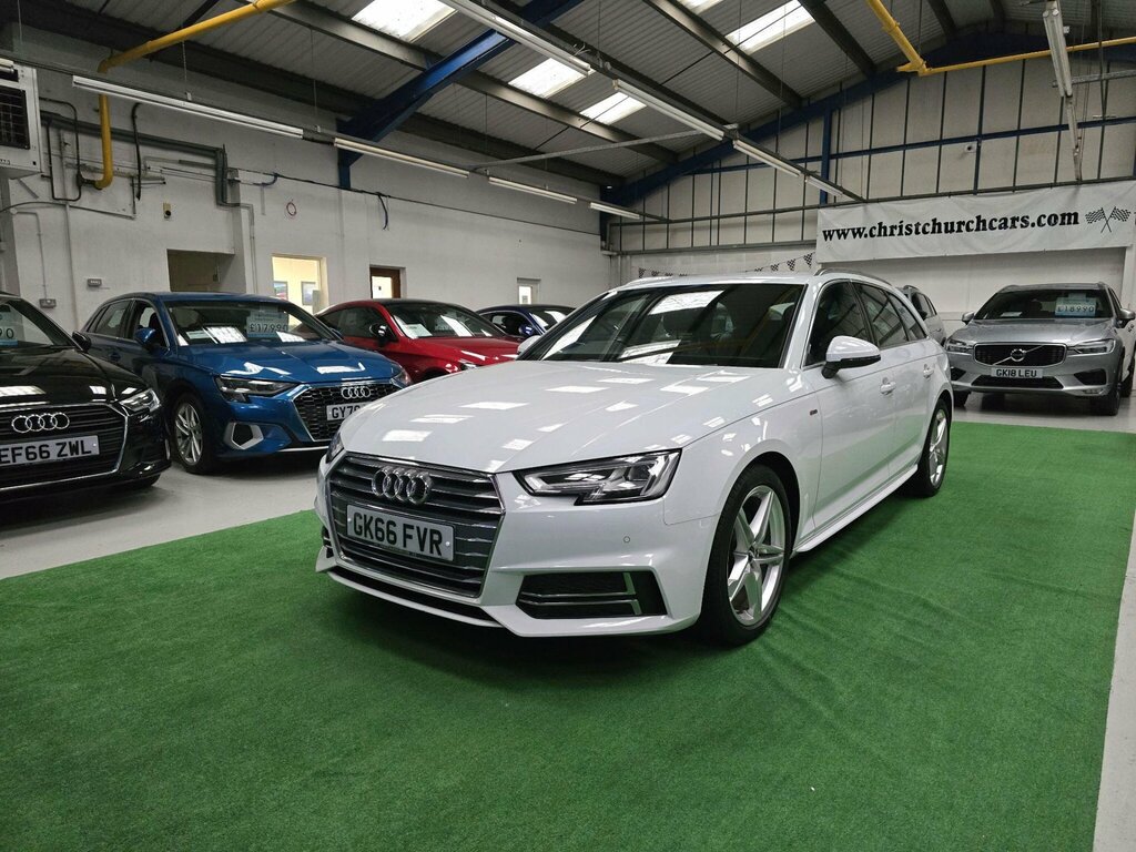 Audi A4 Avant 2.0 Tdi S Line S Tronic Euro 6 Ss White #3