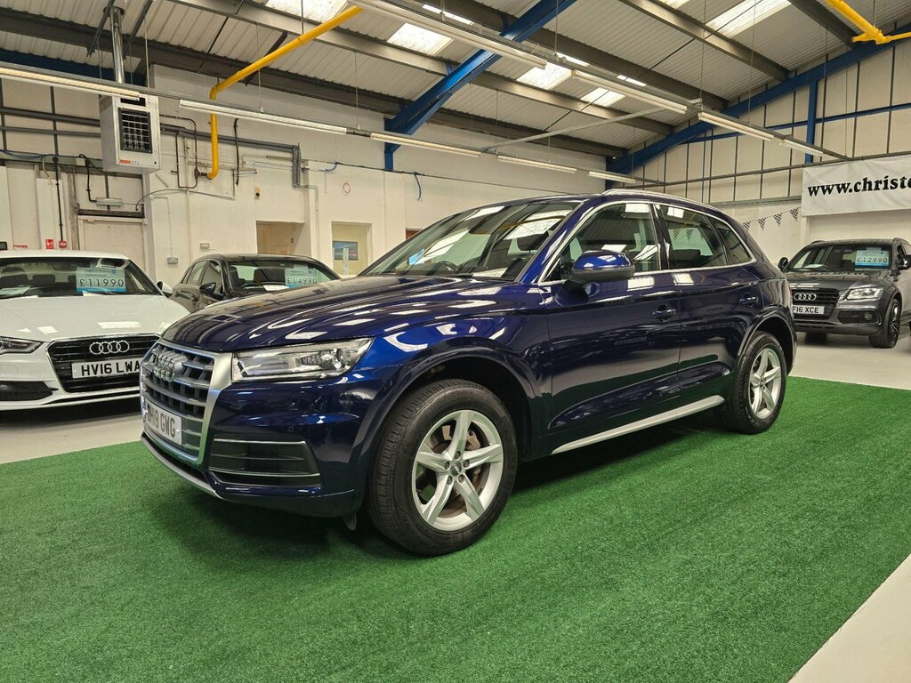 Audi Q5 2.0 Tdi Sport S Tronic Quattro Euro 6 Ss DH18GWG Blue #6