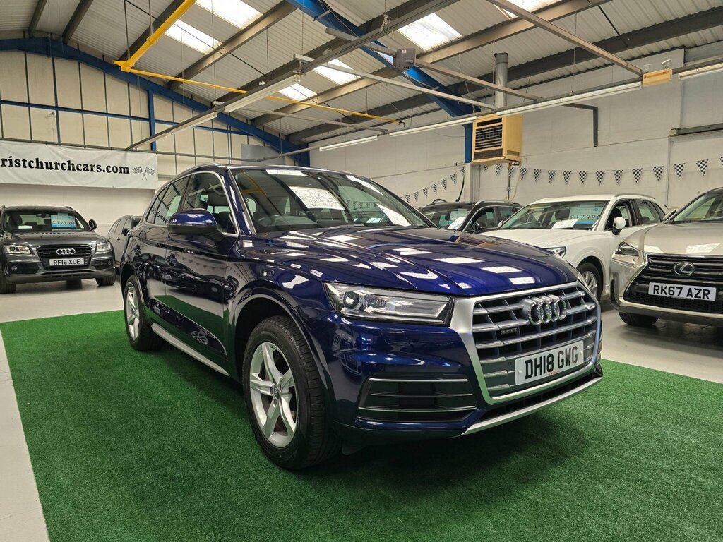 Audi Q5 2.0 Tdi Sport S Tronic Quattro Euro 6 Ss DH18GWG Blue #2