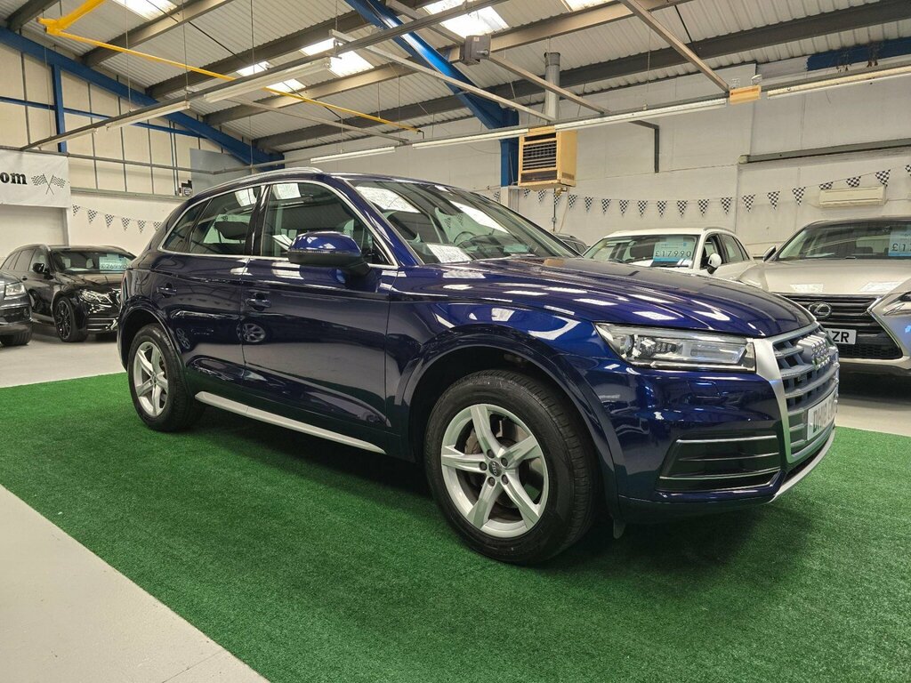 Audi Q5 2.0 Tdi Sport S Tronic Quattro Euro 6 Ss DH18GWG Blue