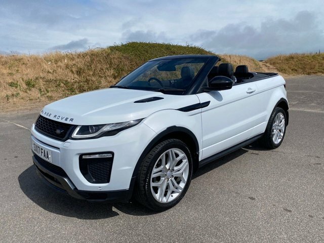 Land Rover Range Rover Evoque Td4 Hse Dynamic Convertible White #2