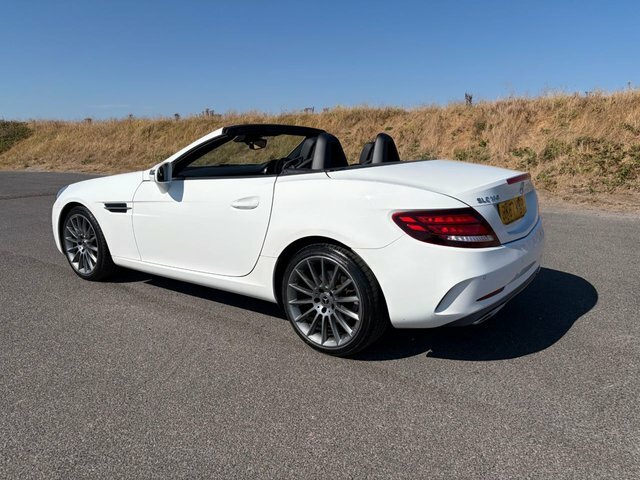Mercedes-Benz SLC Slc180 Amg Line Convertible White #4